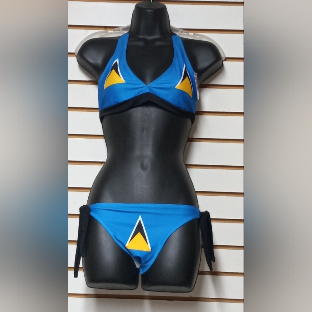 Bathing Suit "Nation🩵 St Luica 🇱🇨"